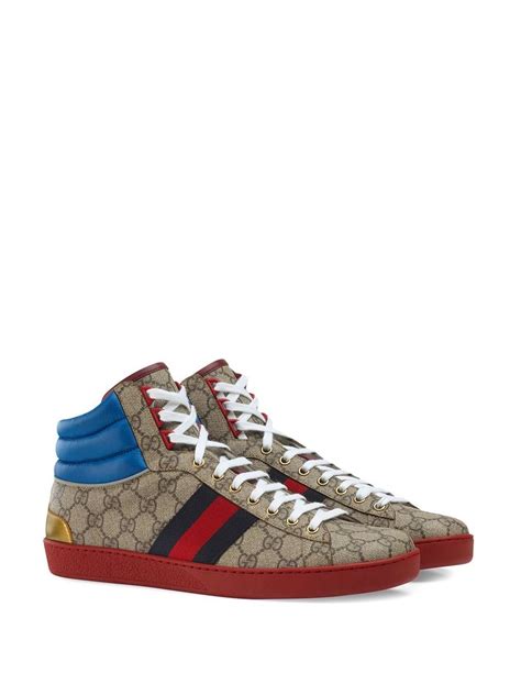 gucci ace gg high top|gucci high top sneaker.